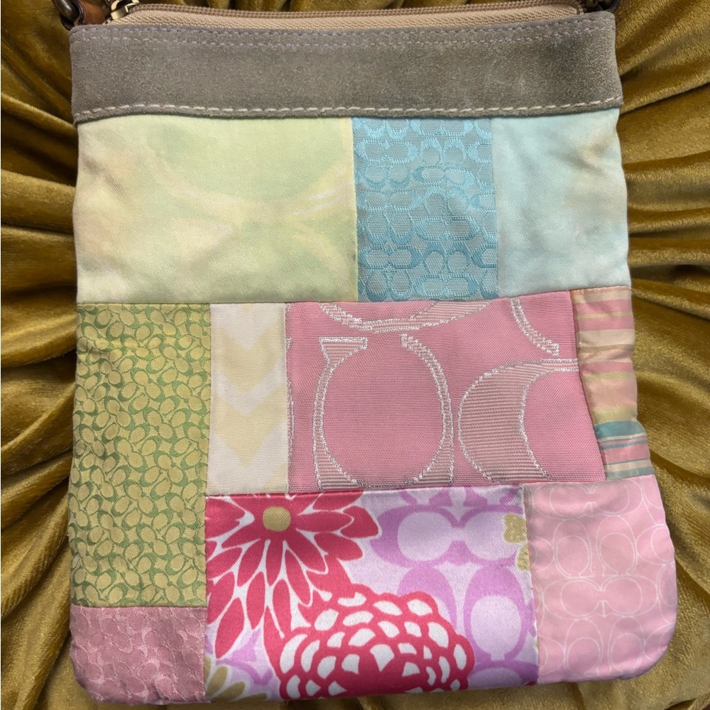 Coach Multicolor Patchwork Crossbody Bag